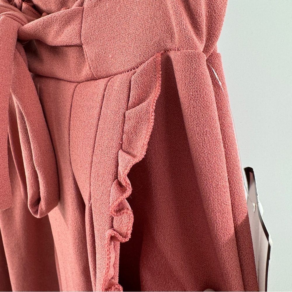 Mia Rose Rosy Pink Paperbag Tie Pants | Women’s Size Small | NWT - Picture 9 of 9